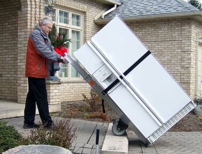 Moving old fridges