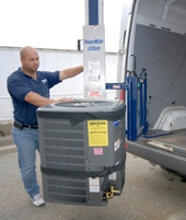 Use your LiftGate to install AC!