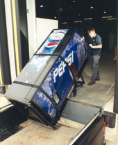 The M-2B is a loading dock leveller