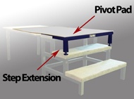 Step extension and pivot pad